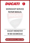 DON'T LET MINOR PROBLEMS TURN INTO MAJOR HEADACHES. EQUIP YOURSELF WITH THE DUCATI MONSTER M 900 DESMODUE WORKSHOP SERVICE REPAIR MANUAL TODAY AND EXPERIENCE.