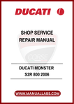 DON'T LET MINOR PROBLEMS TURN INTO MAJOR HEADACHES. INVEST IN THE DUCATI MONSTER S2R 800 SHOP SERVICE REPAIR MANUAL TODAY AND ENSURE YOUR MOTORCYCLE REMAINS IN PEAK