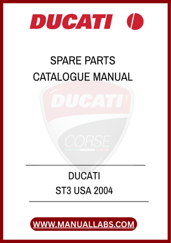 INVEST IN YOUR DUCATI'S LONGEVITY AND PERFORMANCE BY SECURING YOUR COPY OF THE DUCATI ST3 USA 2004 SPARE PARTS CATALOGUE MANUAL TODAY. DON'T MISS OUT ON THE OPPORTUNITY TO 