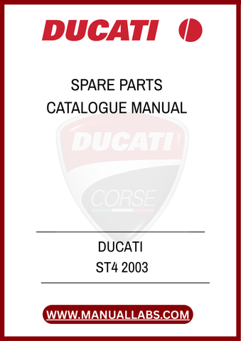 DON'T LET A MISSING PART HOLD YOU BACK. EQUIP YOURSELF WITH THE KNOWLEDGE AND TOOLS NECESSARY TO KEEP YOUR DUCATI ST4 RUNNING SMOOTHLY. PURCHASE YOUR PDF MANUAL