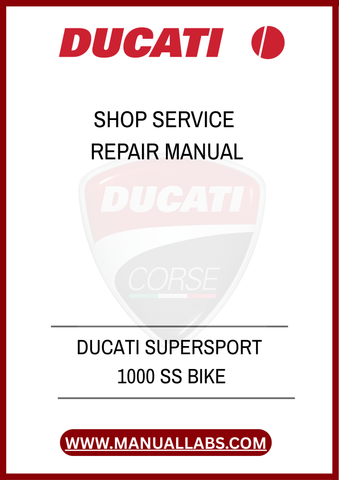 DON'T LET MINOR ISSUES TURN INTO MAJOR PROBLEMS. EQUIP YOURSELF WITH THE DUCATI SUPERSPORT 1000 SS SERVICE REPAIR MANUAL TODAY AND EXPERIENCE THE SATISFACTION OF MAINTAINING