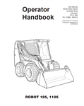 Download Complete PDF Manual For JCB ROBOT 185, 1105 Operator Handbook Manual (PDF) Publication 9801/4130