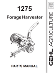 Download Complete Parts Manual for Gehl 1275 Forage Harvester