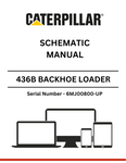 Explore the CAT 436B Backhoe Loader Schematic Manual (S/N 6MJ00800-UP). Find essential schematics and technical details to optimize your machinery's performance.