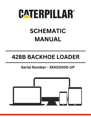 Access the CAT 428B Backhoe Loader Schematic Manual (S/N 3KK03000-UP) to explore comprehensive details about the efficient 3054 diesel engine.