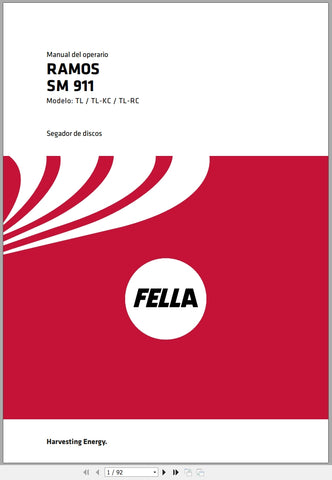 Introducing the FELLA Disc Mower Ramos SM911TL, a powerful and efficient solution for your mowing needs. Designed for durability and performance, this mower features advanced technology that ensures a clean and precise cut, making it ideal for both professional