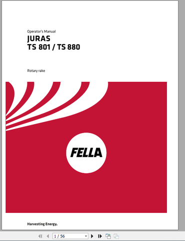 Discover the comprehensive FELLA EU JURAS TS 801,880 2016 OPERATORS MANUAL, a vital resource for maximizing the performance of your equipment. This PDF file provides detailed instructions and insights tailored specifically for the FELLA JURAS model