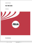 Enhance your operational efficiency with the FELLA EU KC187, 225 2016 operator's manual. This comprehensive PDF file provides essential guidance for the effective use and maintenance of your equipment, ensuring you get the most out of your investment