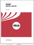 Discover the comprehensive FELLA EU RADON KM 187,225 2016 Operator's Manual, a vital resource for maximizing the performance of your equipment. This PDF file provides detailed instructions and insights tailored specifically for the RADON KM 187,225