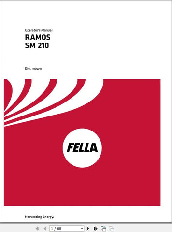 Discover the essential FELLA EU RAMOS SM 210 2016 Operator's Manual, a comprehensive PDF guide designed to enhance your operational efficiency. This manual