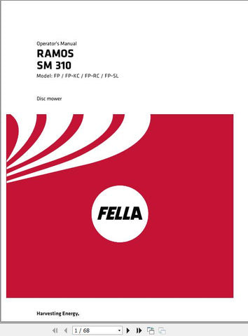 Discover the FELLA EU RAMOS SM 310 FP Operators Manual, a comprehensive PDF guide designed specifically for the FP-KC, FP-RC, and FP-SL models from 2016. This manual is an essential resource for operators, providing detailed instructions and insights