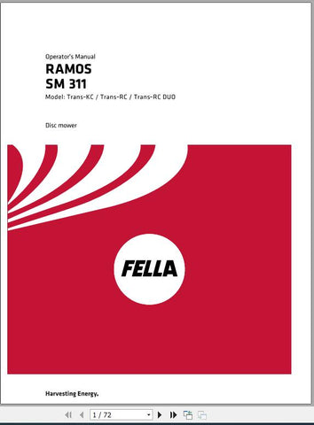 Discover the FELLA EU RAMOS SM 311TRANS-KC, RC, RC DUO, a versatile and efficient solution for your agricultural needs. This advanced machine is designed to enhance productivity while