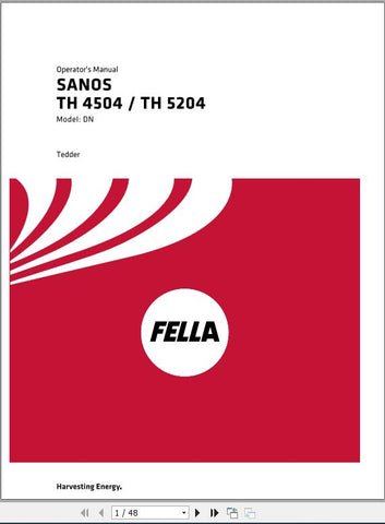 Discover the comprehensive FELLA EU SANOS TH 4504, 5204 DN OPERATORS MANUAL, designed to enhance your experience with your equipment. This PDF file provides detailed instructions and insights, ensuring you can operate your machinery with confidence