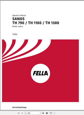 Discover the essential FELLA EU SANOS TH 800 TRANS 2016 Operators Manual, a comprehensive PDF guide designed to enhance your operational efficiency. This manual provides 