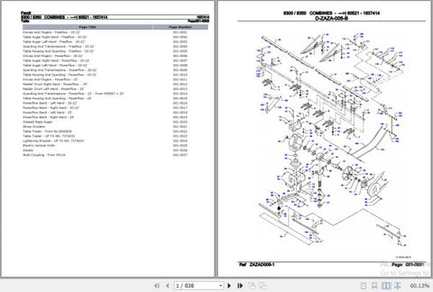 Discover the essential FENDT COMBINE 8300 8350 Spare Parts Catalogue Manual, a comprehensive PDF file designed for efficient maintenance and repair of your machinery. This manual, dated July 2005, provides detailed diagrams and part numbers, ensuring you can easily identify and order the right components for your FENDT combine. Streamline your repair process and keep your equipment running smoothly with this invaluable resource, perfect for both professionals and DIY enthusiasts. Don't miss out on the oppor