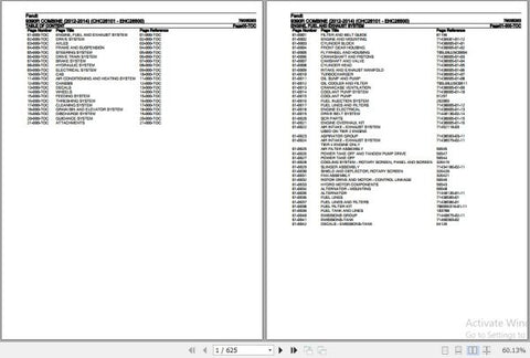 Discover the essential FENDT COMBINE 9390R Spare Parts Catalogue Manual, designed specifically for models from 2012 to 2014. This comprehensive PDF file provides detailed diagrams and part numbers, ensuring you can easily identify and order the right components for your combine harvester. Streamline your maintenance and repairs with this invaluable resource, enhancing the longevity and performance of your equipment. Don't miss out on the opportunity to keep your FENDT running smoothly—download your manual t