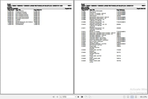 Discover the essential FENDT Large Rectangular Baler Spare Parts Catalogue Manual, designed specifically for models 1290N, 1290S, 1290NXD, and 1290SXD. This comprehensive PDF file, updated as of June 2020, provides detailed information on all necessary spare parts, ensuring you maintain optimal performance and longevity of your baler. With easy navigation and clear illustrations, this manual is an invaluable resource for operators and technicians alike, making repairs and maintenance straightforward and eff