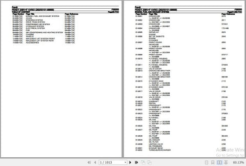 Discover the essential FENDT TRACTOR 209V+F VARIO F262000 Spare Parts Catalogue Manual, a comprehensive PDF file designed for easy navigation and quick reference. This manual provides detailed diagrams and part numbers, ensuring you can efficiently identify and order the necessary components for your tractor. Perfect for both professionals and DIY enthusiasts, this resource will help you maintain your equipment's performance and longevity, making it a must-have for any FENDT owner. Don't miss out on the opp