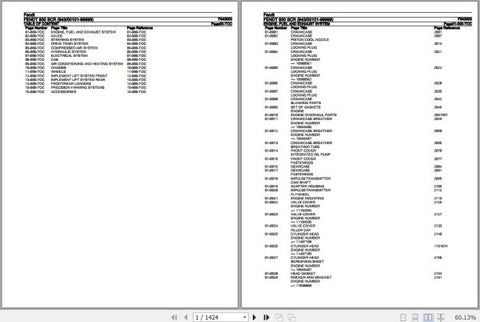Discover the comprehensive FENDT TRACTOR 722 GEN 6 F764000 Spare Parts Catalogue, a must-have PDF resource for any Fendt tractor owner or technician. This detailed