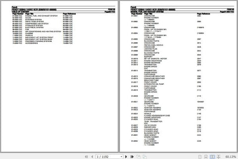 Discover the ultimate resource for maintaining your Fendt Tractor 828NA Vario SCR with our comprehensive Spare Parts Catalogue Manual. This PDF file, dated October 2019, is meticulously designed to provide you with detailed information on all components