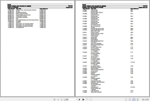 Discover the ultimate resource for maintaining your Fendt Tractor 930NA SCR with our comprehensive Spare Parts Catalogue in PDF format. This meticulously organized digital guide provides you with detailed diagrams and part numbers, ensuring 