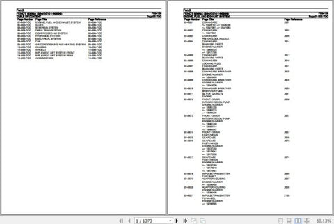 Discover the essential Fendt Tractor 936NA Spare Parts Catalogue Manual (F934105) from June 2020, now available in a convenient PDF format. This comprehensive manual is designed to provide you with detailed information on all spare parts, ensuring
