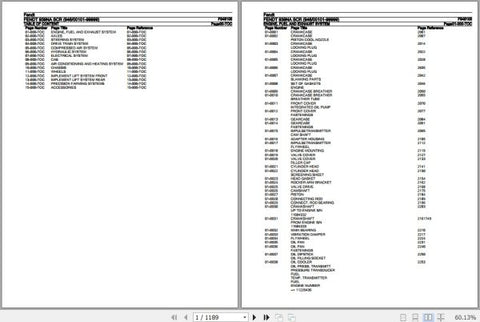 Discover the essential Fendt Tractor 939NA SCR F946105 Spare Parts Catalogue Manual, a comprehensive PDF resource designed for efficient maintenance and repair. This manual, dated July 2020, provides detailed diagrams and part numbers, ensuring you have the right information at your fingertips to keep your tractor running