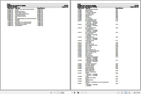 Discover the essential FENDT TRACTOR FARMER 307 F307000 Spare Parts Catalogue Manual, a comprehensive PDF file designed for efficient maintenance and repair of your Fendt tractor. This manual is an invaluable resource for farmers and mechanics alike, providing detailed diagrams and part numbers to ensure you find the right 
