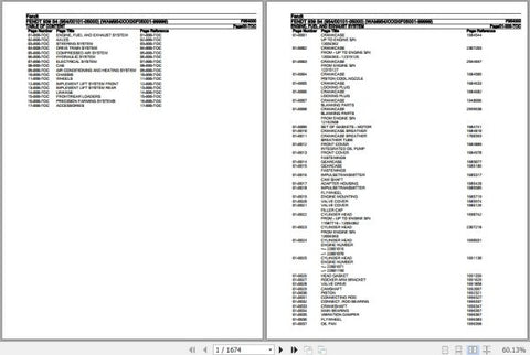 Discover the ultimate resource for maintaining your Fendt Tractor 939 S4 with the F954000 Spare Parts Catalogue Manual. This comprehensive PDF file, dated October 2020, provides detailed