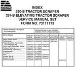 UNLOCK THE FULL POTENTIAL OF YOUR FIAT-ALLIS 260-B TRACTOR SCRAPER AND 261-B ELEVATING TRACTOR WITH OUR COMPREHENSIVE SERVICE REPAIR MANUAL IN PDF FORMAT. 