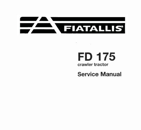 UNLOCK THE FULL POTENTIAL OF YOUR FIAT-ALLIS FD175 CRAWLER TRACTOR WITH OUR COMPREHENSIVE SERVICE REPAIR MANUAL IN PDF FORMAT.