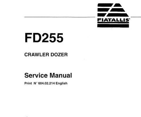 UNLOCK THE FULL POTENTIAL OF YOUR FIATALLIS FD255 CRAWLER DOZER WITH OUR COMPREHENSIVE SERVICE REPAIR MANUAL IN PDF FORMAT. 