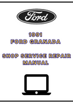 1991 FORD GRANADA SHOP SERVICE REPAIR MANUAL - PDF