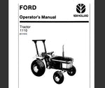 UNLOCK THE FULL POTENTIAL OF YOUR FORD 1110 TRACTOR WITH OUR COMPREHENSIVE OPERATOR’S MANUAL IN PDF FORMAT.
