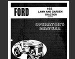 UNLOCK THE FULL POTENTIAL OF YOUR FORD 165 LAWN AND GARDEN TRACTOR WITH OUR COMPREHENSIVE OPERATOR’S MANUAL IN PDF FORMAT.