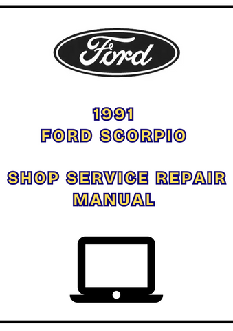 1991 FORD SCORPIO SHOP SERVICE REPAIR MANUAL - PDF