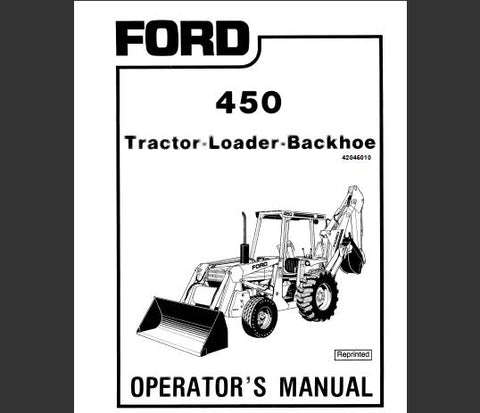 UNLOCK THE FULL POTENTIAL OF YOUR FORD 450 TRACTOR-LOADER-BACKHOE WITH OUR COMPREHENSIVE OPERATOR’S MANUAL IN PDF FORMAT.
