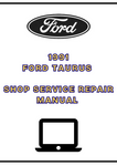  1991 FORD TAURUS SHOP SERVICE REPAIR MANUAL - PDF