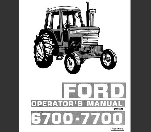 UNLOCK THE FULL POTENTIAL OF YOUR FORD 6700 AND 7700 TRACTORS WITH OUR COMPREHENSIVE OPERATOR’S MANUAL IN PDF FORMAT. 