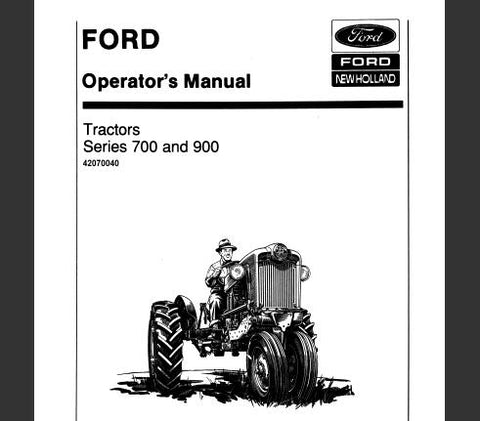 UNLOCK THE FULL POTENTIAL OF YOUR FORD 700 AND 900 TRACTORS WITH OUR COMPREHENSIVE OPERATOR’S MANUAL IN PDF FORMAT. 