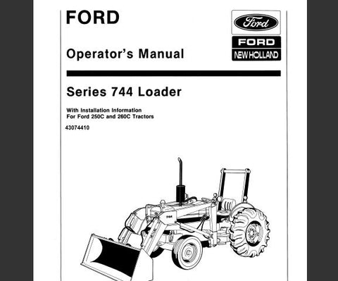 ENHANCE YOUR OPERATIONAL EFFICIENCY WITH THE FORD 744 SERIES LOADER OPERATOR’S MANUAL IN PDF FORMAT.
