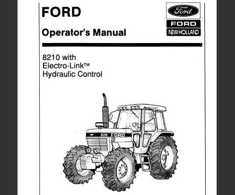 UNLOCK THE FULL POTENTIAL OF YOUR FORD 8210 TRACTOR WITH OUR COMPREHENSIVE ELECTRO-LINK HYDRAULIC CONTROL OPERATOR’S MANUAL, AVAILABLE IN A CONVENIENT PDF FORMAT. 