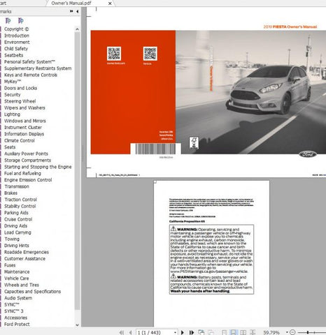 Unlock the full potential of your Ford Fiesta 1.0L (2017-2020) with our comprehensive workshop manual in PDF format. This essential guide is designed for both DIY enthusiasts and professional mechanics, providing detailed instructions and insights to 