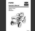 UNLOCK THE FULL POTENTIAL OF YOUR FORD LGT 14 GARDEN TRACTOR WITH THE COMPREHENSIVE OPERATOR’S MANUAL (MODEL 09GN2207) AVAILABLE IN A CONVENIENT PDF FORMAT.