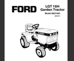 UNLOCK THE FULL POTENTIAL OF YOUR FORD LGT 18H GARDEN TRACTOR WITH THE COMPREHENSIVE OPERATOR’S MANUAL (MODEL 9607483) AVAILABLE IN A CONVENIENT PDF FORMAT. 