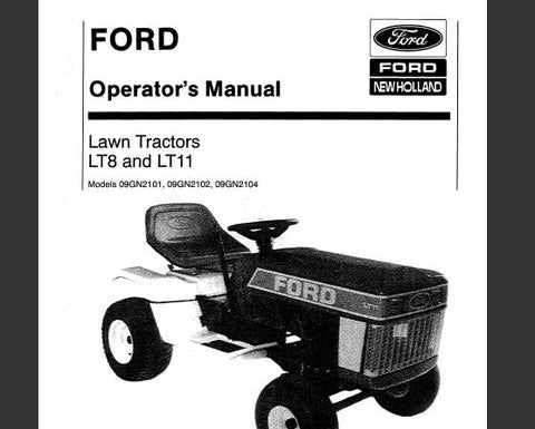 UNLOCK THE FULL POTENTIAL OF YOUR FORD LT8 AND LT11 LAWN TRACTORS WITH OUR COMPREHENSIVE OPERATOR’S MANUAL, AVAILABLE IN A CONVENIENT PDF FORMAT. 