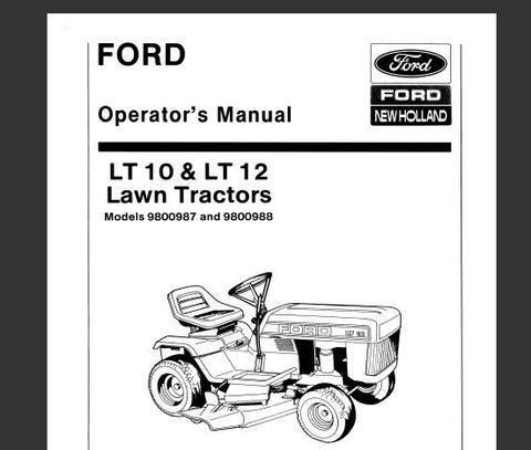 UNLOCK THE FULL POTENTIAL OF YOUR FORD LT 12.5HA LAWN TRACTOR WITH THE COMPREHENSIVE OPERATOR’S MANUAL (MODEL 9809215) AVAILABLE IN A CONVENIENT PDF FORMAT. 