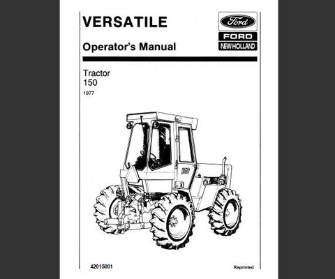 UNLOCK THE FULL POTENTIAL OF YOUR FORD NEW HOLLAND 150 TRACTOR WITH OUR COMPREHENSIVE OPERATOR’S MANUAL IN PDF FORMAT.
