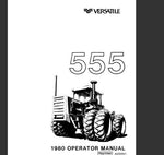UNLOCK THE FULL POTENTIAL OF YOUR FORD VERSATILE 555 TRACTOR WITH OUR COMPREHENSIVE OPERATOR’S MANUAL IN PDF FORMAT.