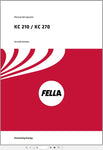 FELLA CONDITIONER KC210, KC270 FEL12769405_ES01 ES OPERATORS MANUAL - PDF FILE